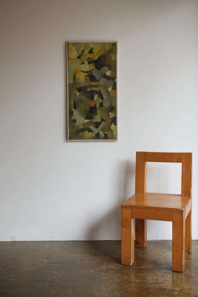 Cubist Oil on Canvas, Laviolle