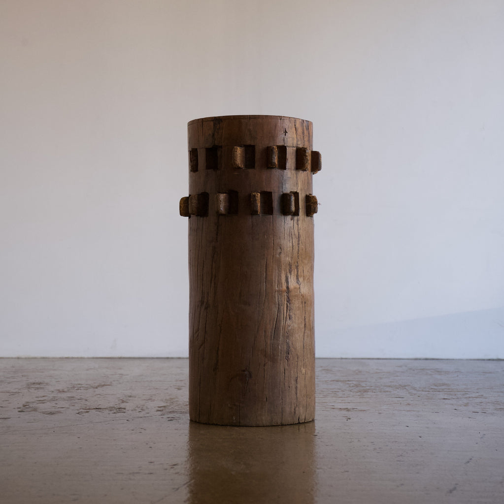 Antique Sugar Mill Grinder Plinth