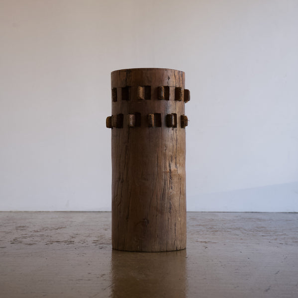 Antique Sugar Mill Grinder Plinth