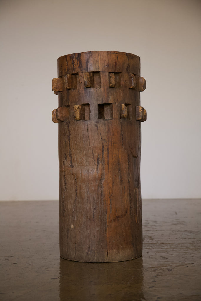 Antique Sugar Mill Grinder Plinth