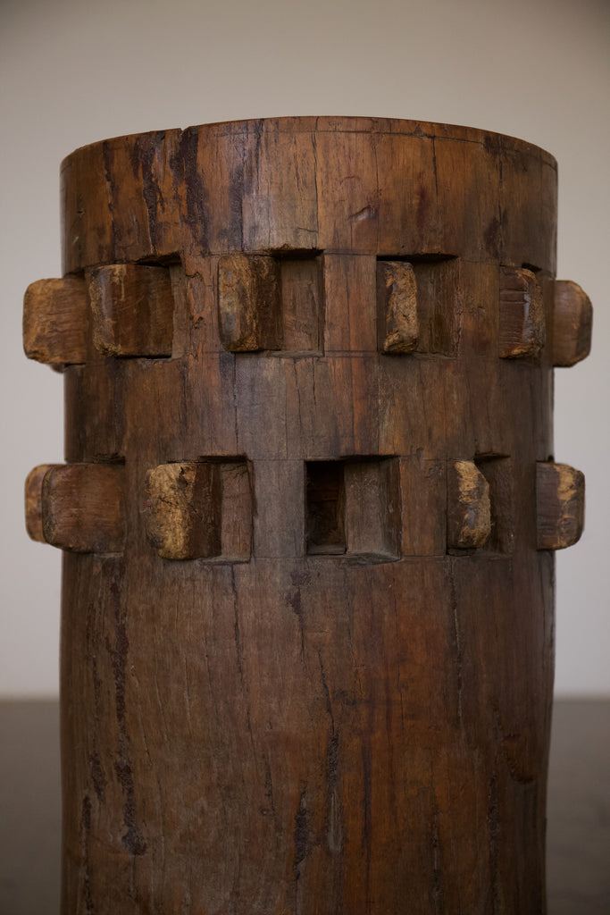 Antique Sugar Mill Grinder Plinth