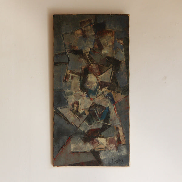Cubist, Oil on Canvas, Mantra 1959
