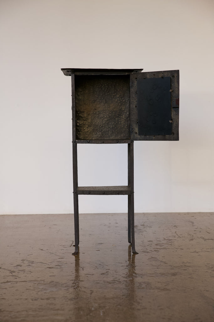 Arts and Crafts Metal Cabinet, circa 1900's
