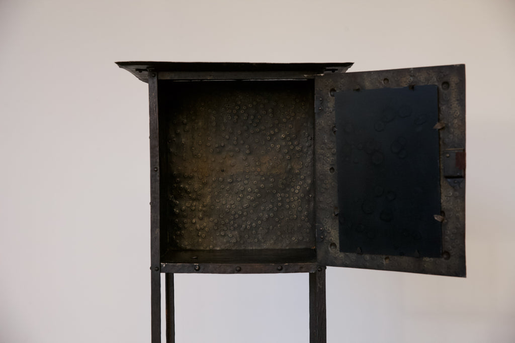 Arts and Crafts Metal Cabinet, circa 1900's
