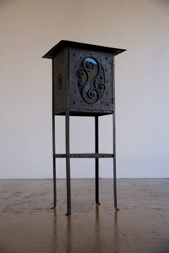 Arts and Crafts Metal Cabinet, circa 1900's