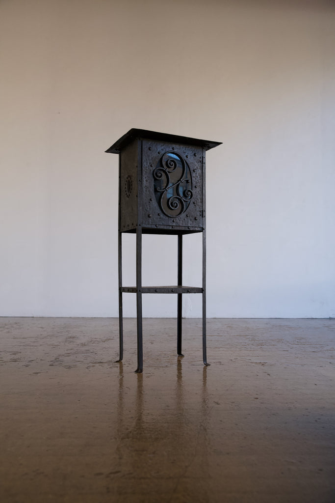 Arts and Crafts Metal Cabinet, circa 1900's