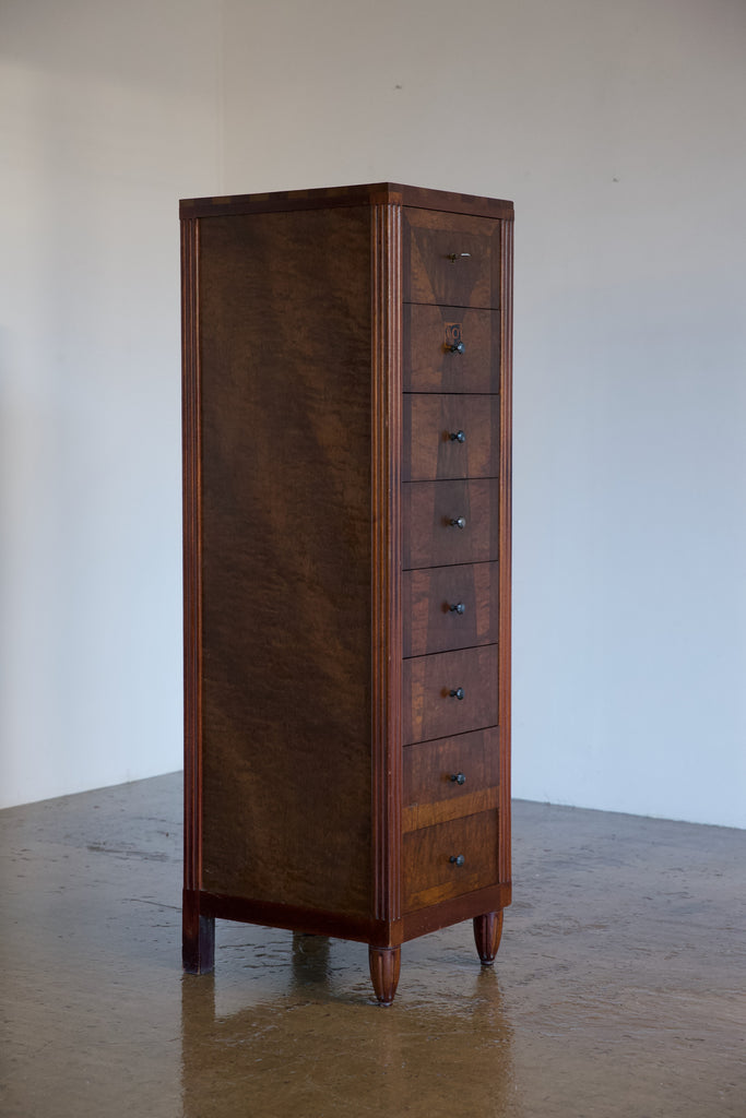 Arts and Crafts Marquetry Chest of Drawers