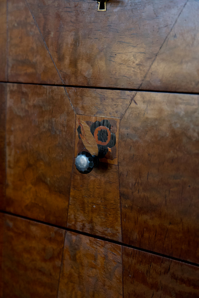 Arts and Crafts Marquetry Chest of Drawers