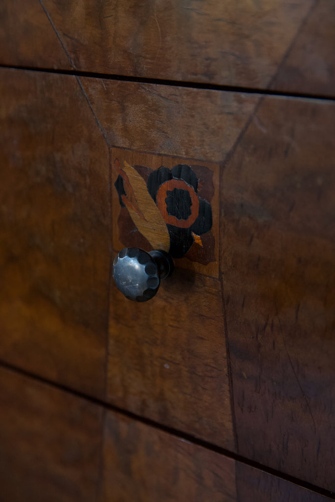 Arts and Crafts Marquetry Chest of Drawers