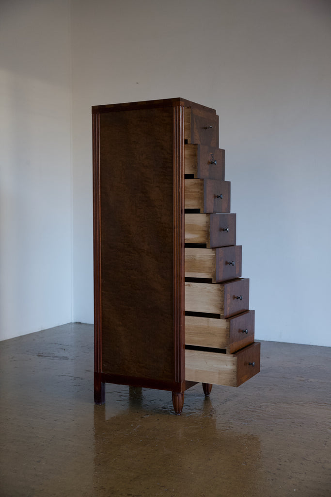 Arts and Crafts Marquetry Chest of Drawers