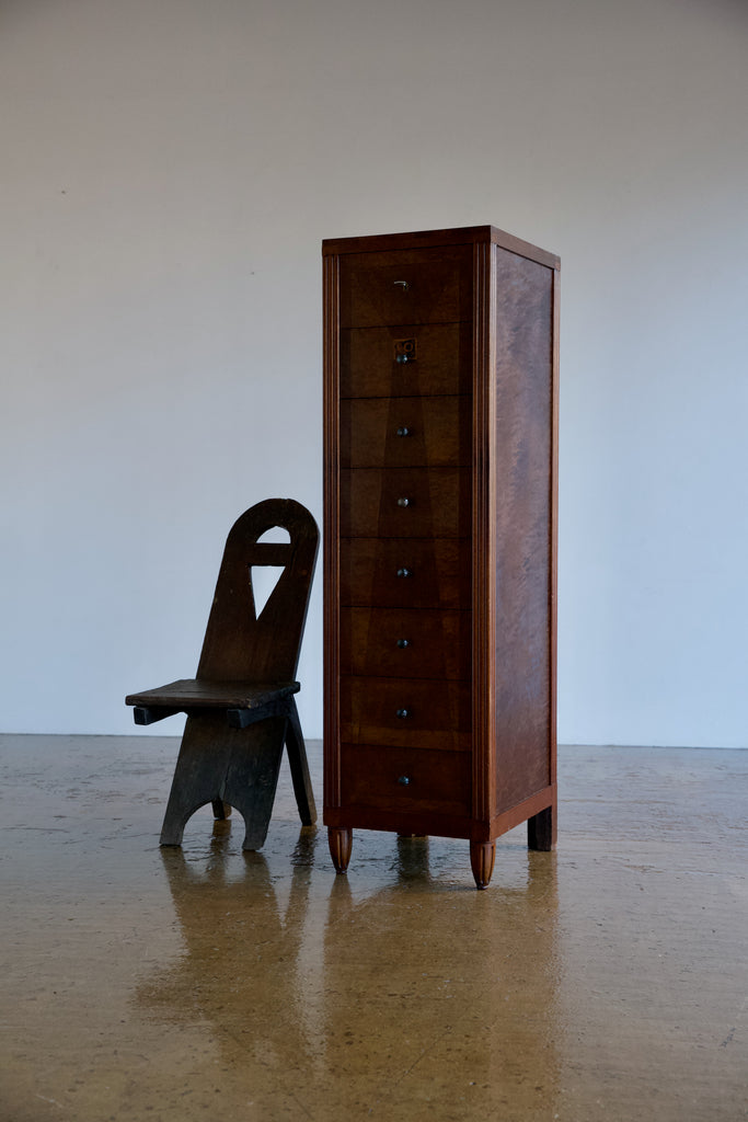 Arts and Crafts Marquetry Chest of Drawers