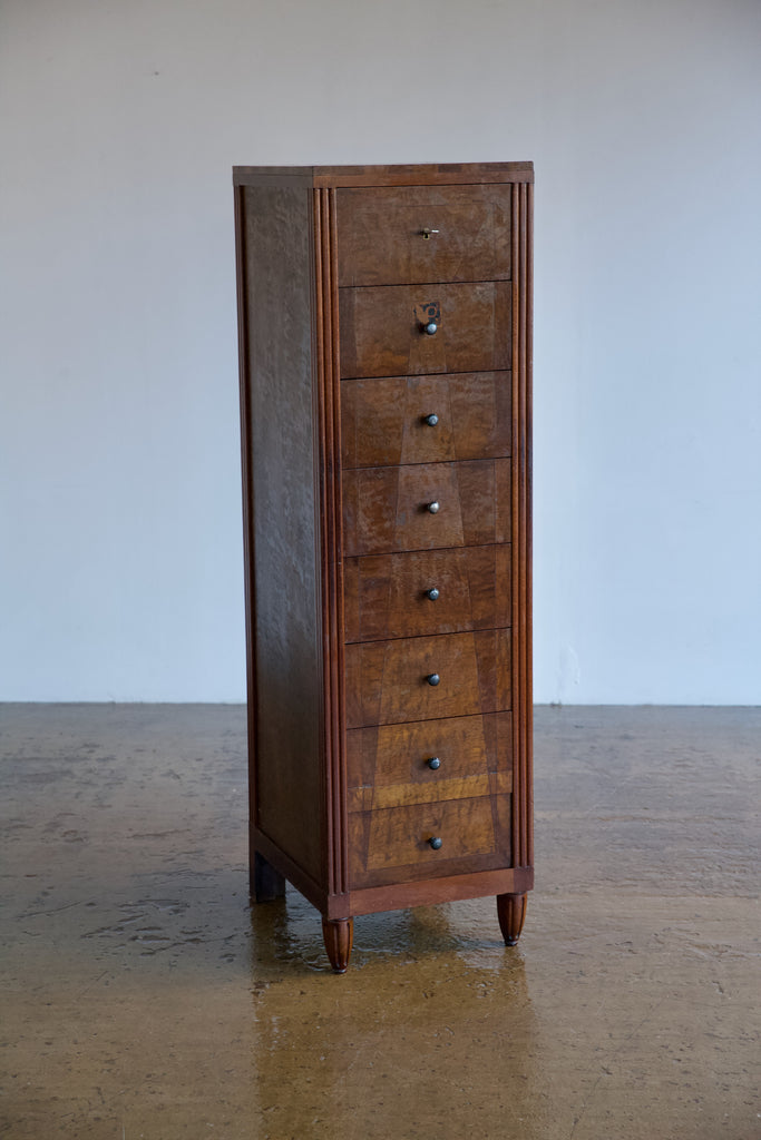 Arts and Crafts Marquetry Chest of Drawers
