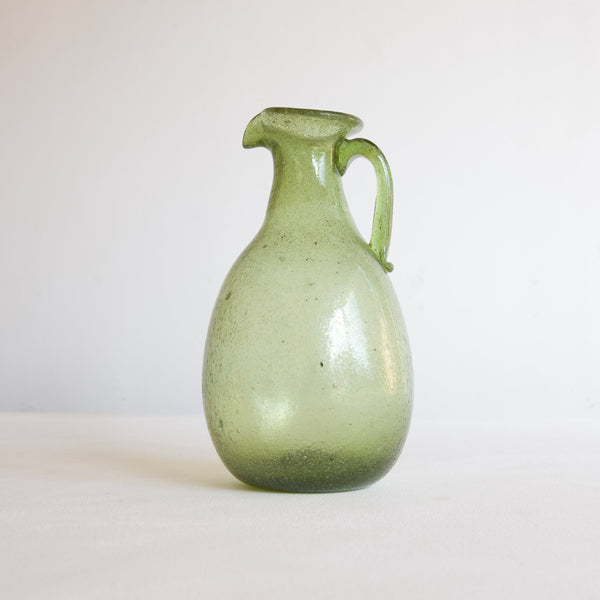 Large Free Blown Glass Jug