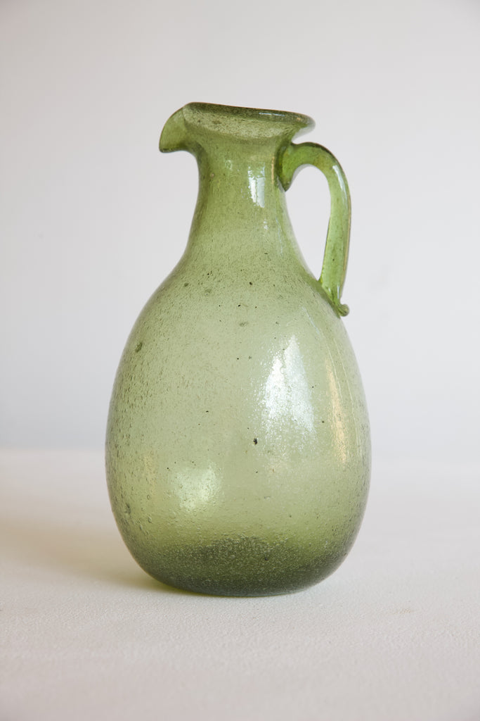 Large Free Blown Glass Jug