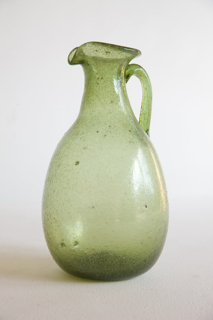 Large Free Blown Glass Jug