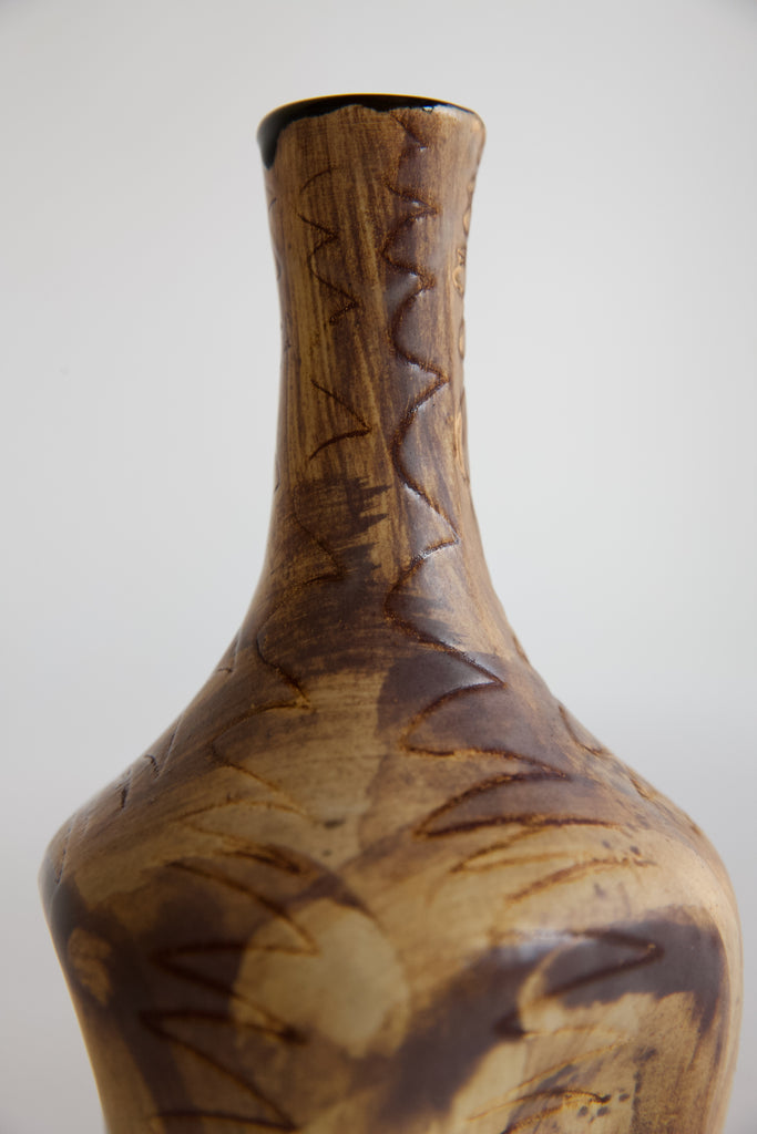 1960's French Asymmetric Bottle