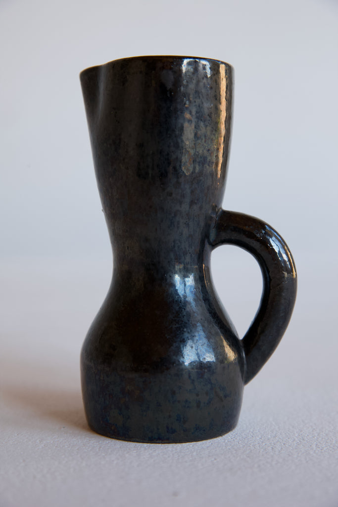French Black Mid-Century Jug