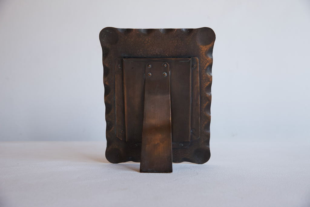 Arts & Crafts Hammered Copper Picture Frame