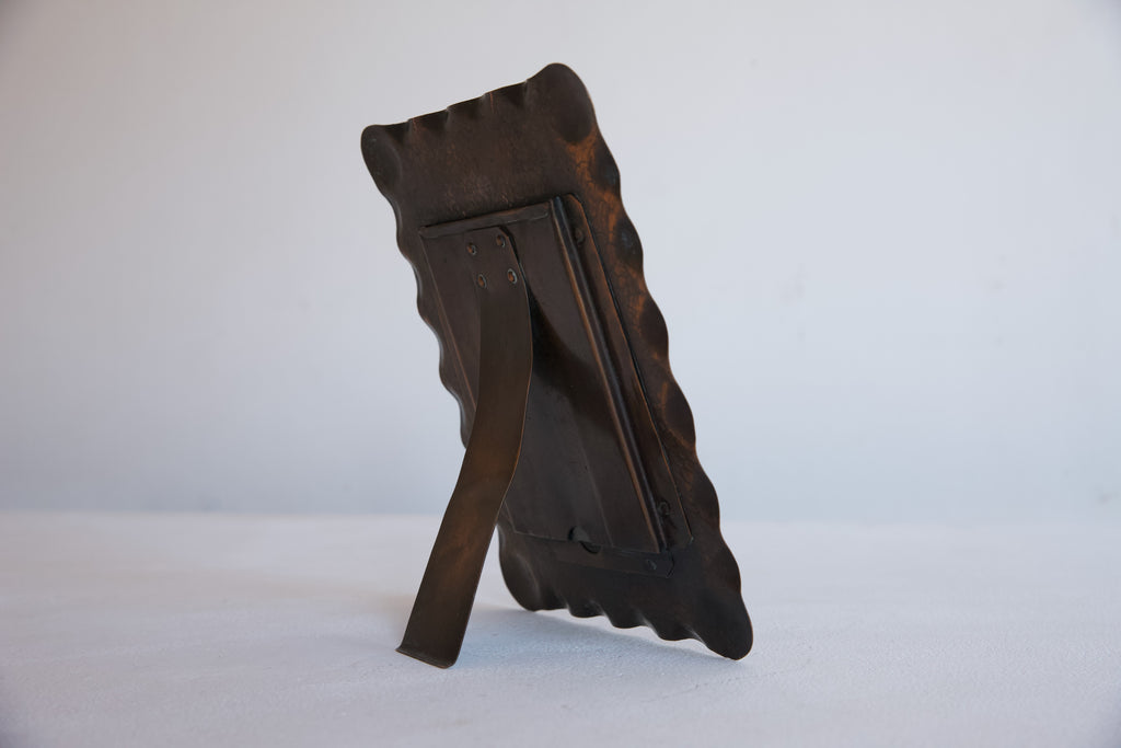 Arts & Crafts Hammered Copper Picture Frame