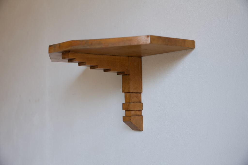 Stepped 1930's Wall Shelf