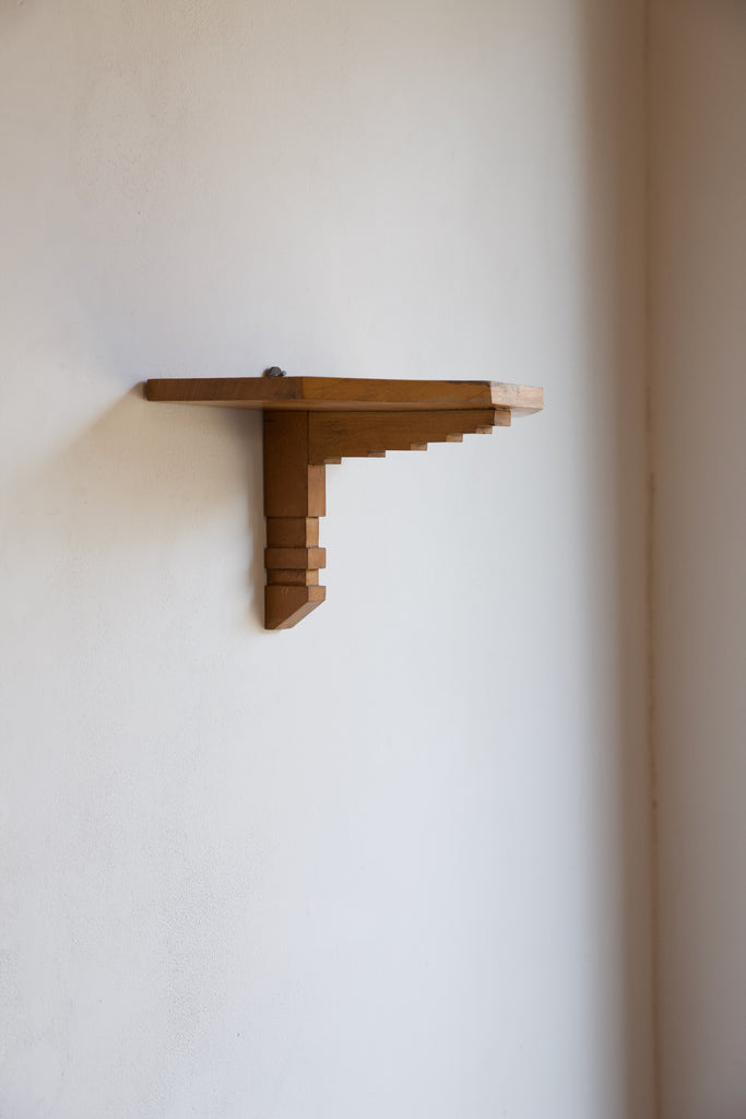 Stepped 1930's Wall Shelf