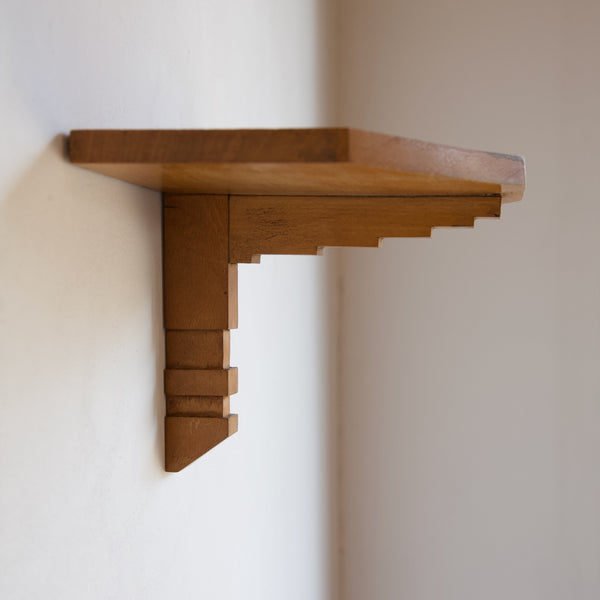 Stepped 1930's Wall Shelf