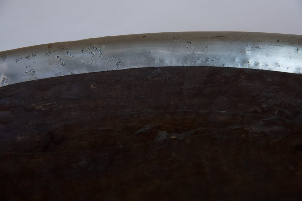 Large Carved Wooden Bowl