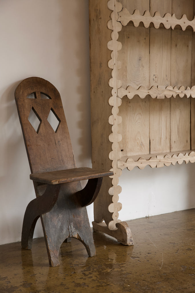 French Art Populaire Shelving Unit