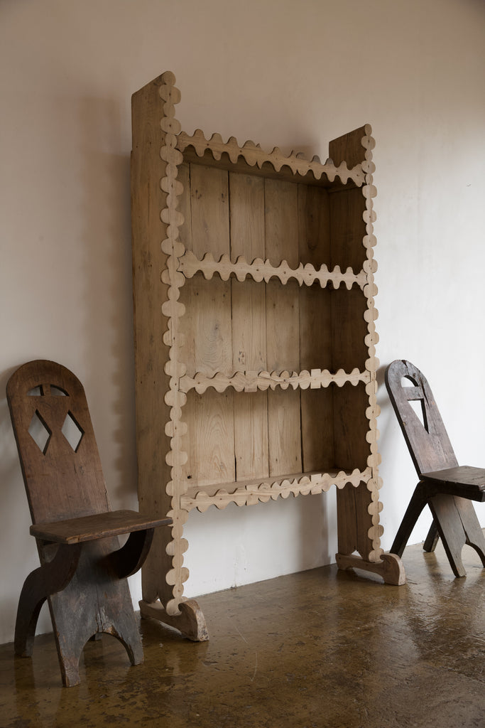 French Art Populaire Shelving Unit