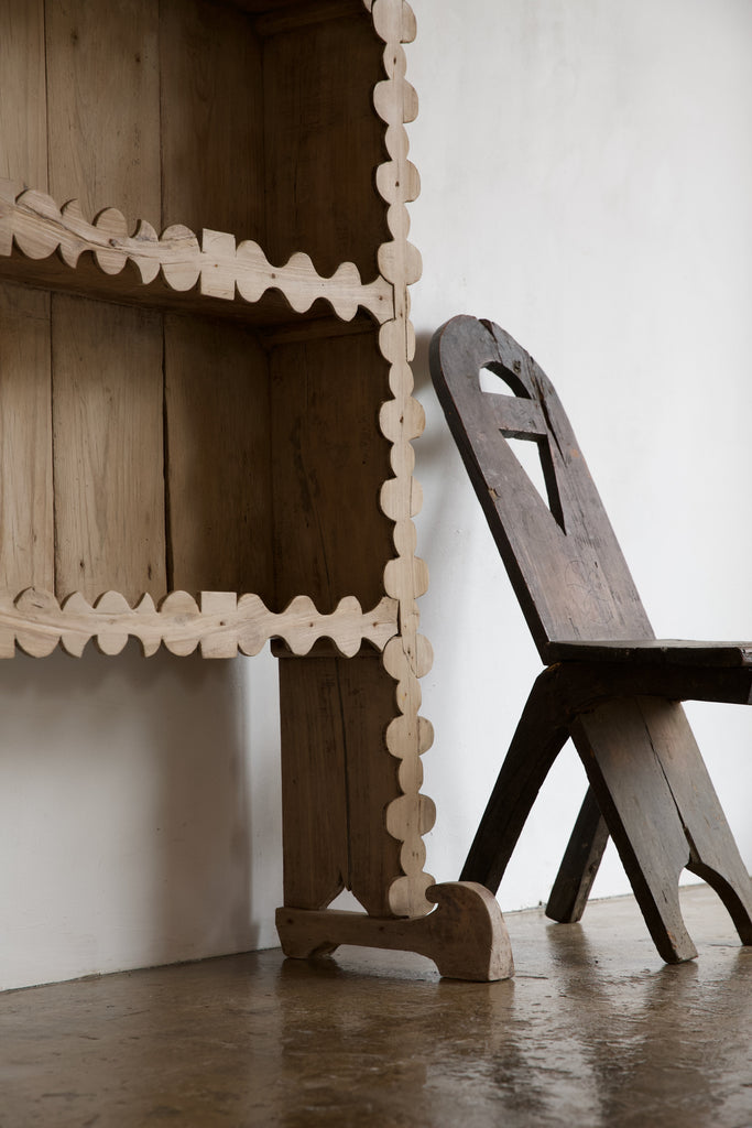 French Art Populaire Shelving Unit