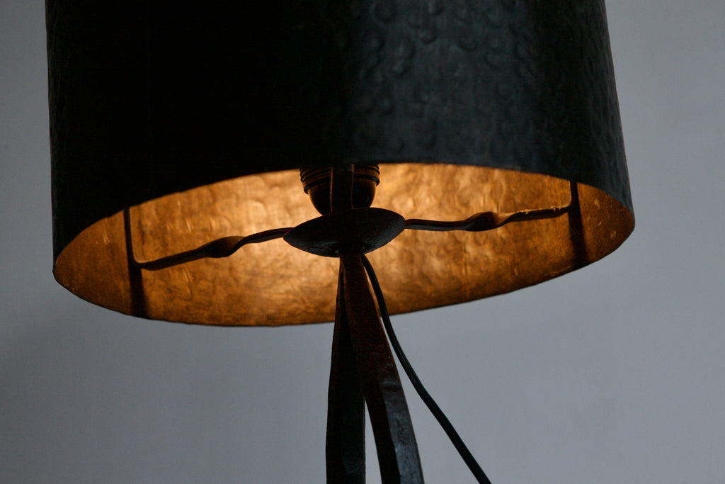 1960's Wrought Iron Table Lamp