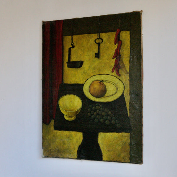 Oil on Canvas, Still Life by Jorge Soteras (1917 1990)