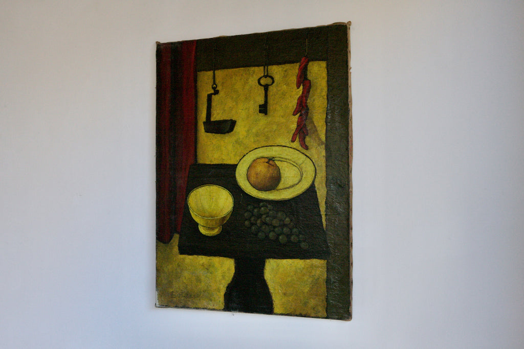 Oil on Canvas, Still Life by Jorge Soteras (1917 1990)