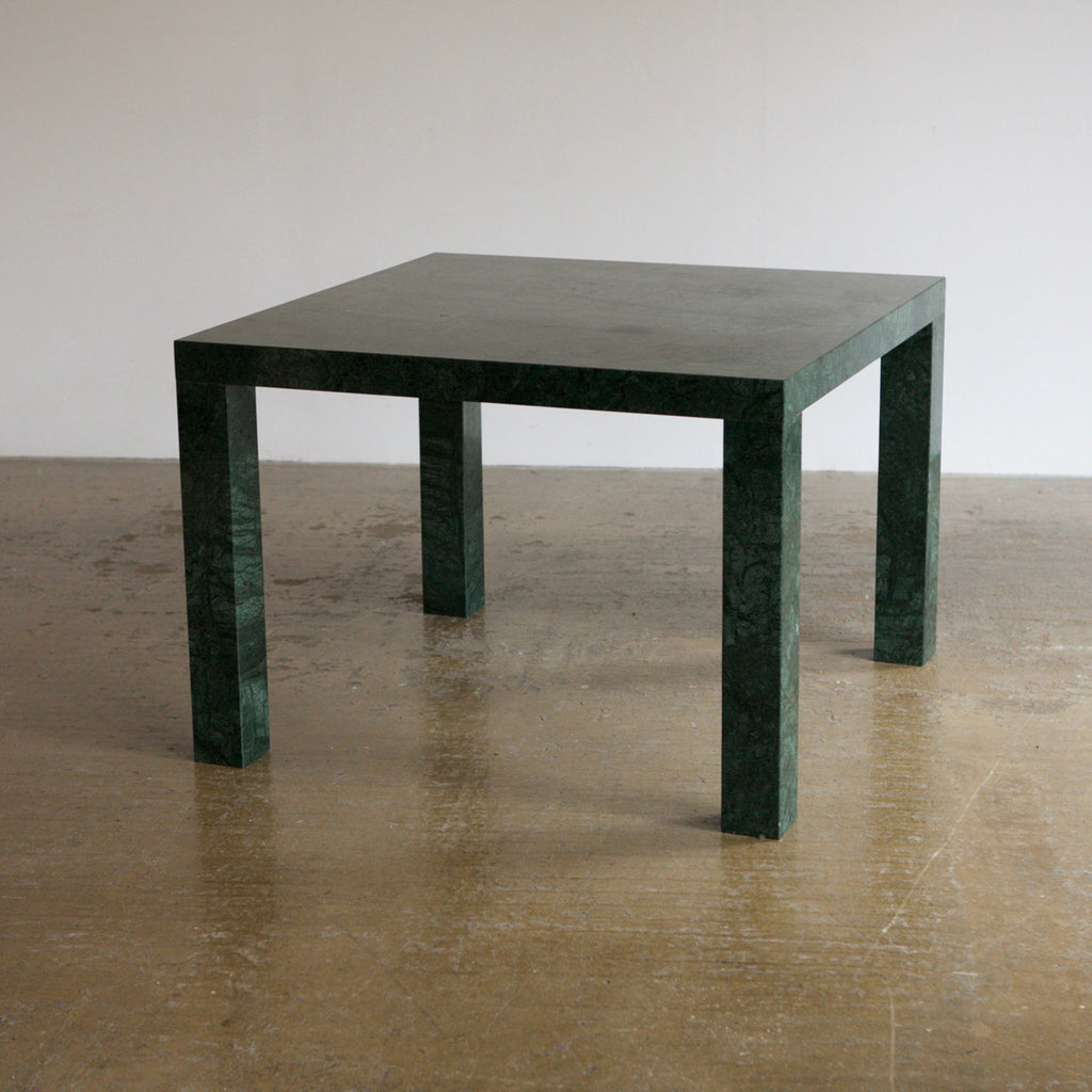 Italian Green Marble Dining Table